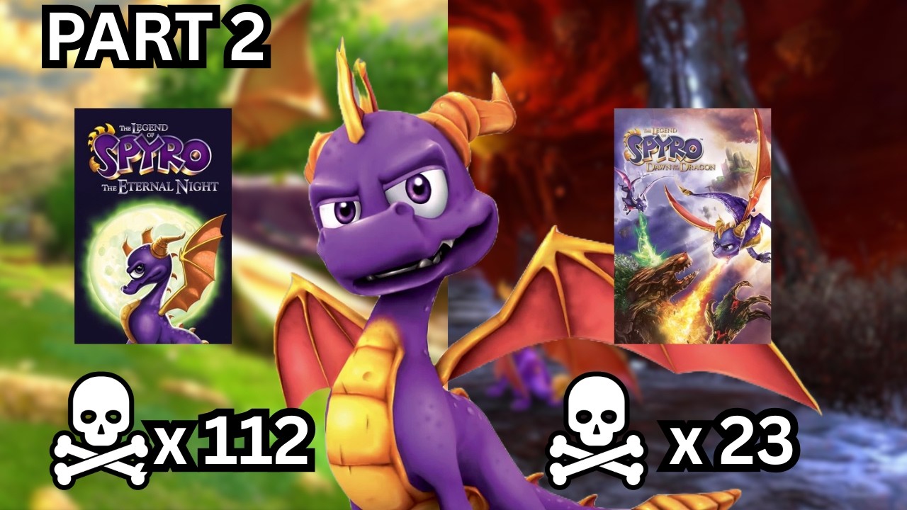 Which LEGEND of Spyro is the Hardest to 100% Part 2 Eternal Night