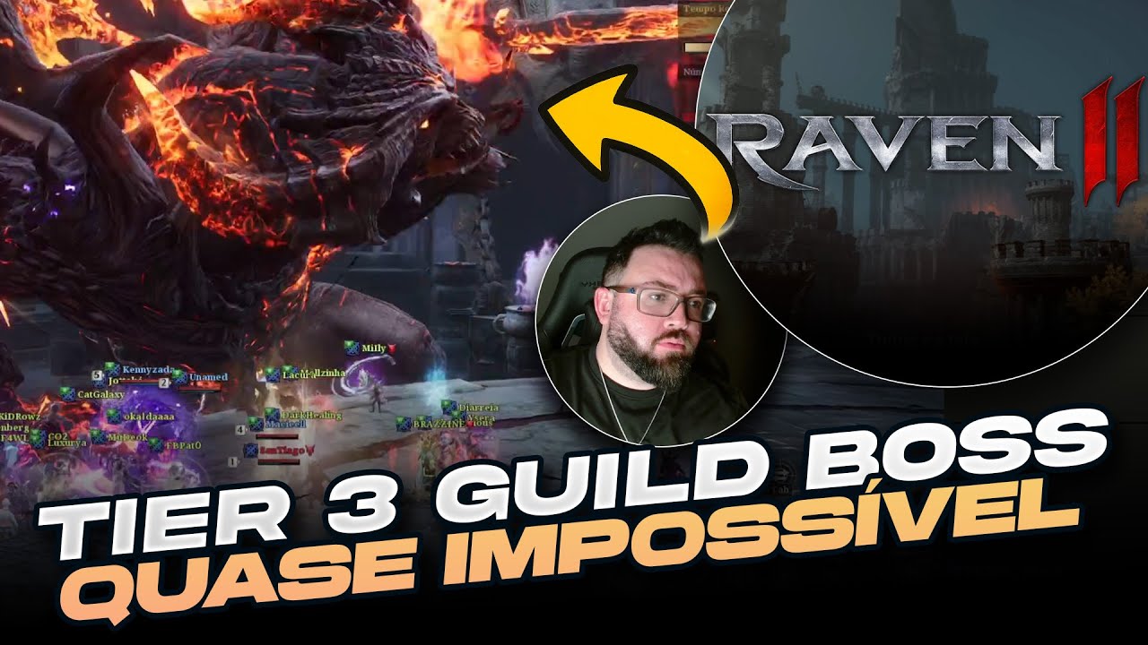 🔝🔥Matamos o BOSS TIER 3 da GUILD finalmente! Pensa em um BOSS DIFÍCIL ....