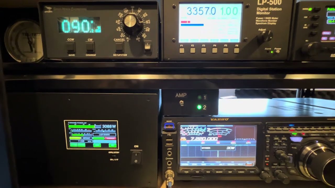 OM Power OM4001A Auto Tune and demo - KJ7E