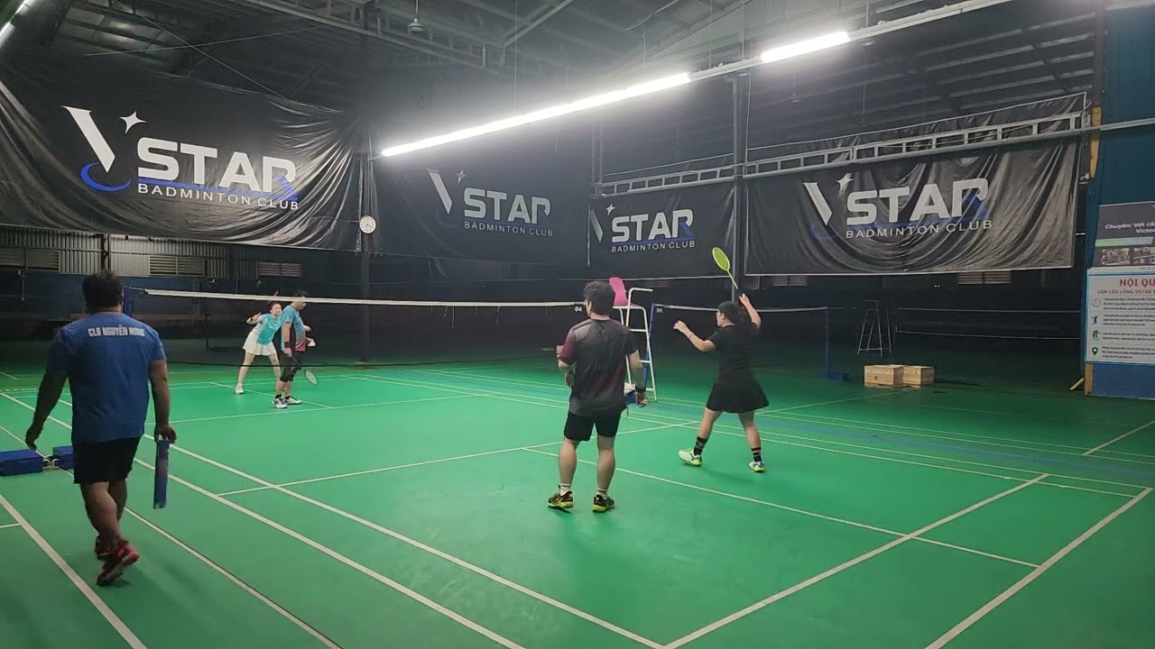 2602 Mix [CLVK ]🤾‍♂️ GUN / Water 🏸 An/ Bình  - HAPTHY Badminton - Sân Cầu lông Vstar