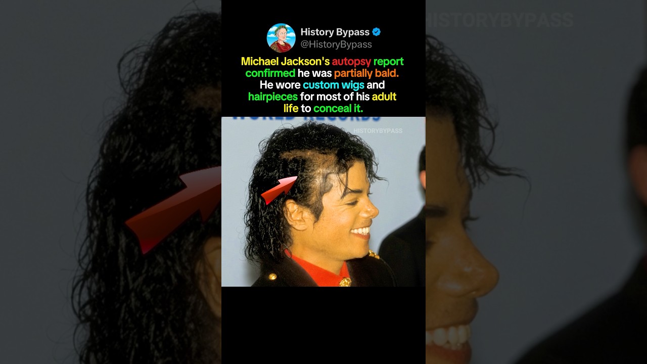 Michael Jackson Was Actually BALD? #shorts