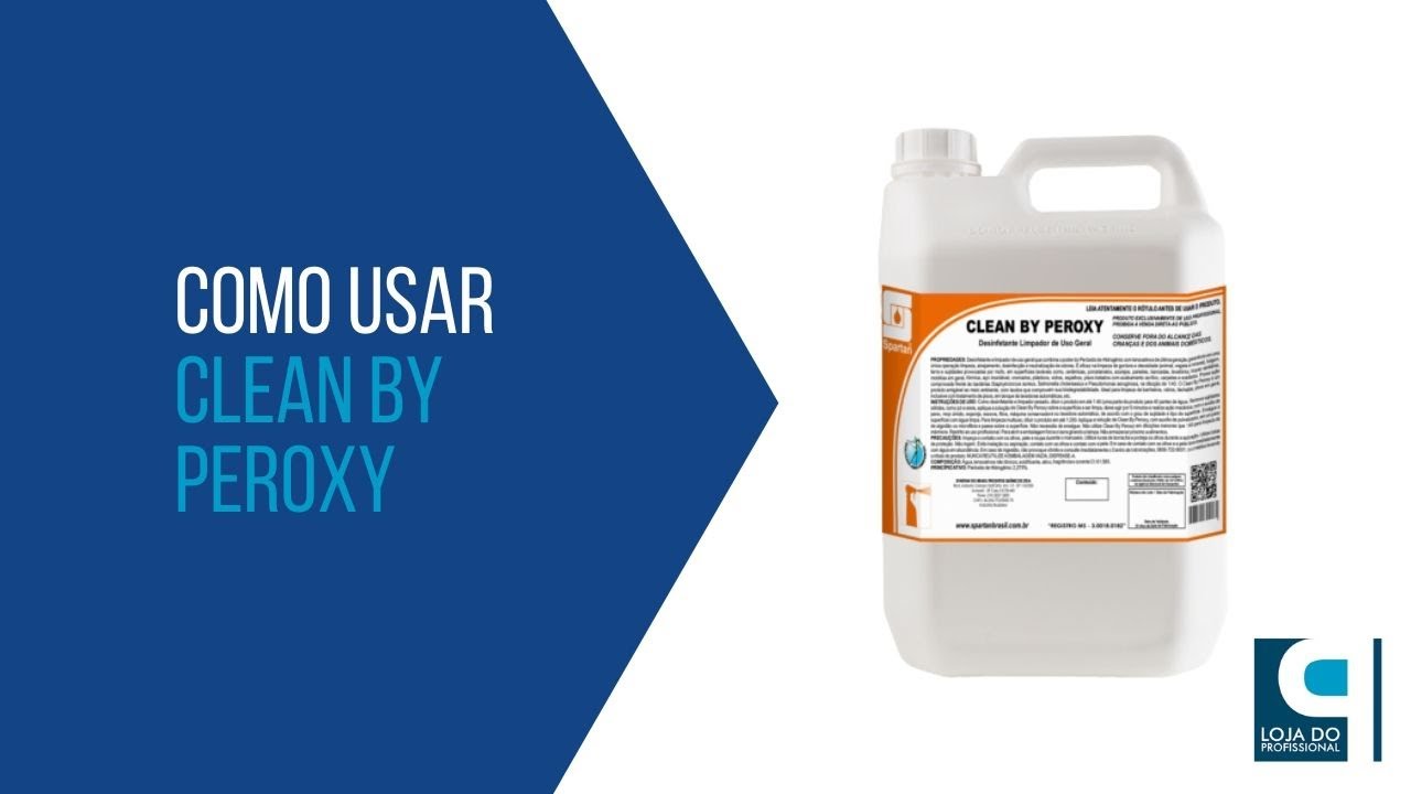 COMO USAR O CLEAN BY PEROXY DA SPARTAN?  | Novidades LP