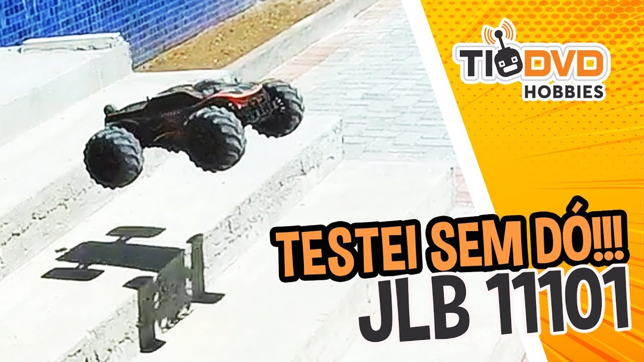 TESTE CARRO RC JLB 11101 CHEETAH 80A CARRINHO DE CONTROLE REMOTO