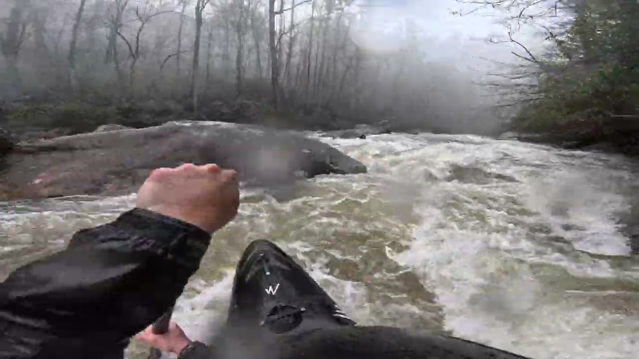 1.1ft Horsepasture River Whitewater C1 kayaking 1/3 triple crown