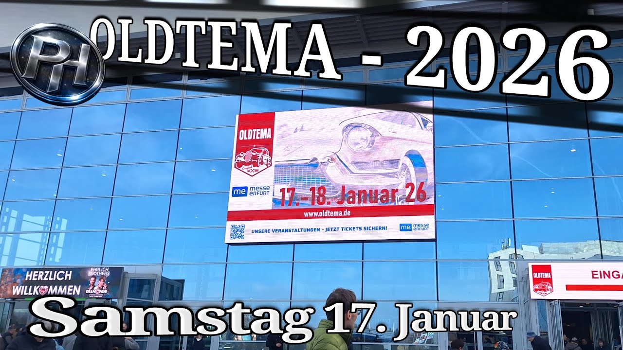 OLDTEMA 2026 | 17.Januar in Erfurt | Rundgang ☆ Eindrücke ☆ Oldtimer ☆ #deutschland 🇩🇪 #thüringen 