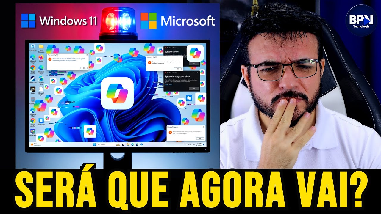 A Microsoft ADMITIU o Erro? O Plano para SALVAR o Windows 11 em 2026!