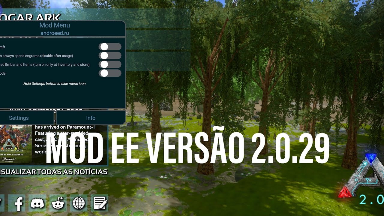 ARK MOBILE GOD CONSOLE VERSÃO 2.0.29