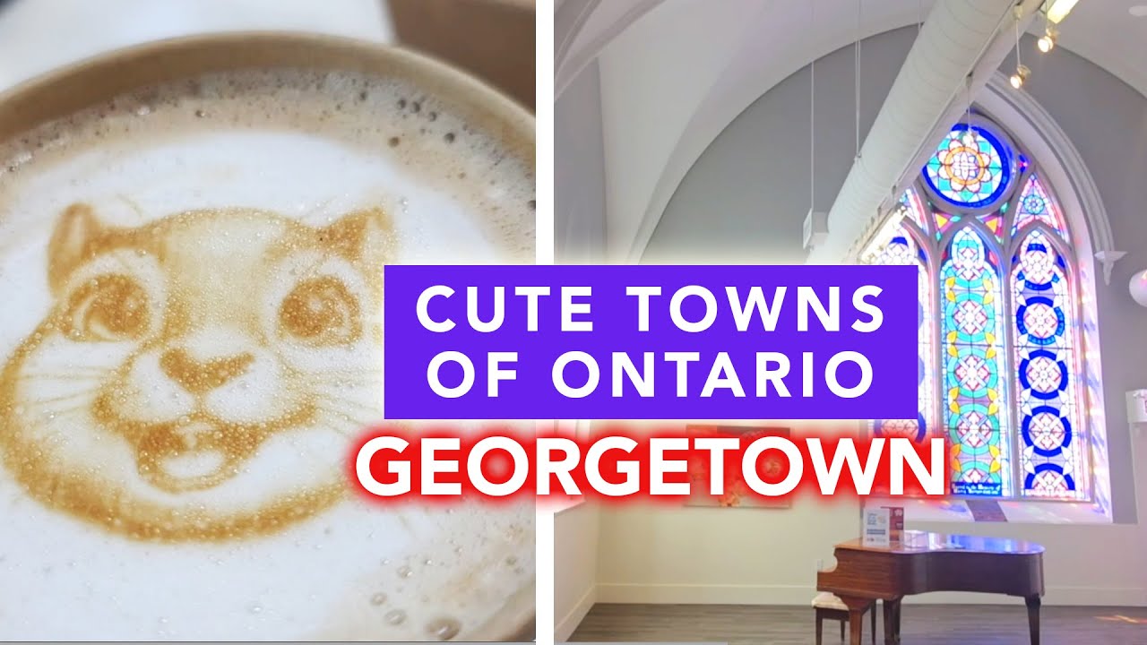 Милые города Онтарио: Халтон-Хиллз и Джорджтаун (красота осени, кафе, художественная галерея и па...