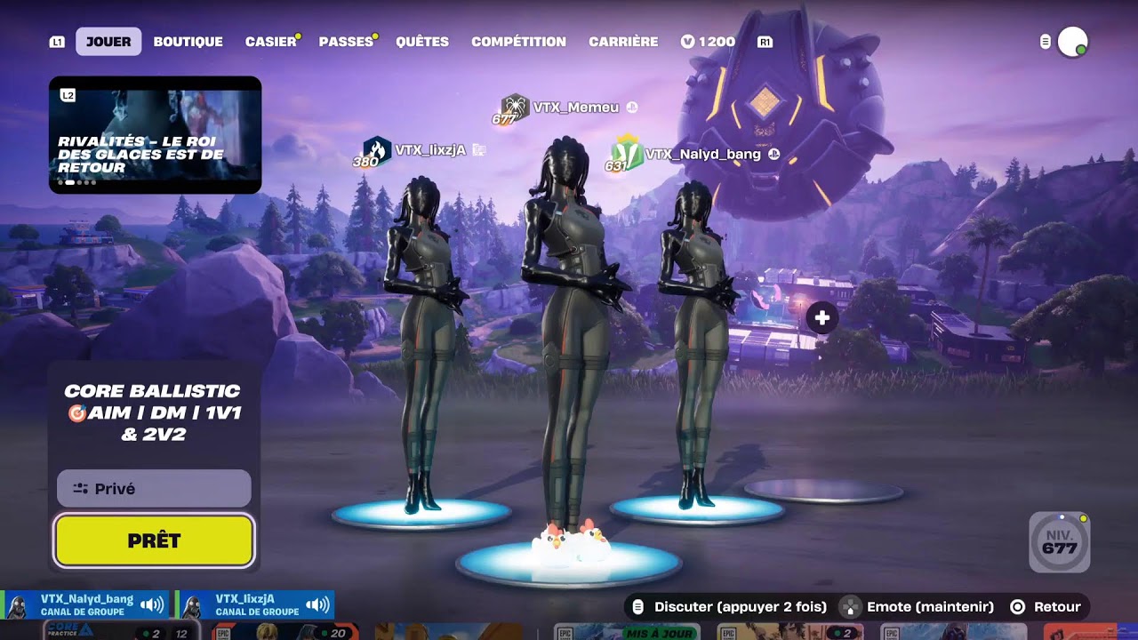 Fortnite trainnig