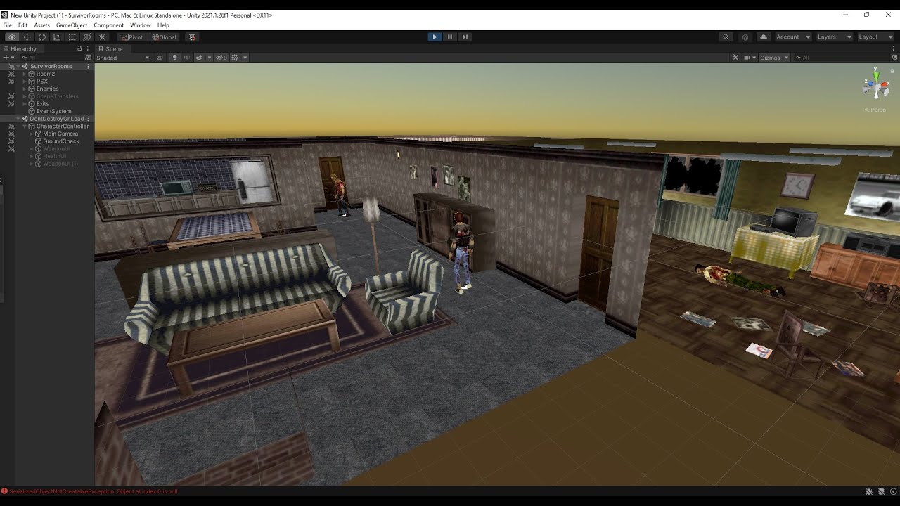 Unity 3d Resident Evil Random Enemy Spawn and Animation System