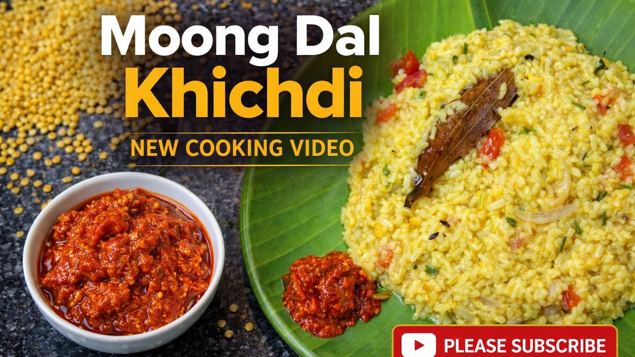 Moong dal kichdi |yellow moong dal kichdi | no masala moong dal kichdi| @CookwithloveCooking.love45 