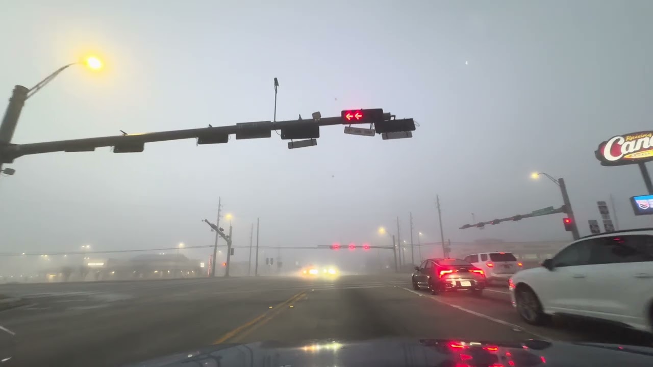 Foggy morning in Texas