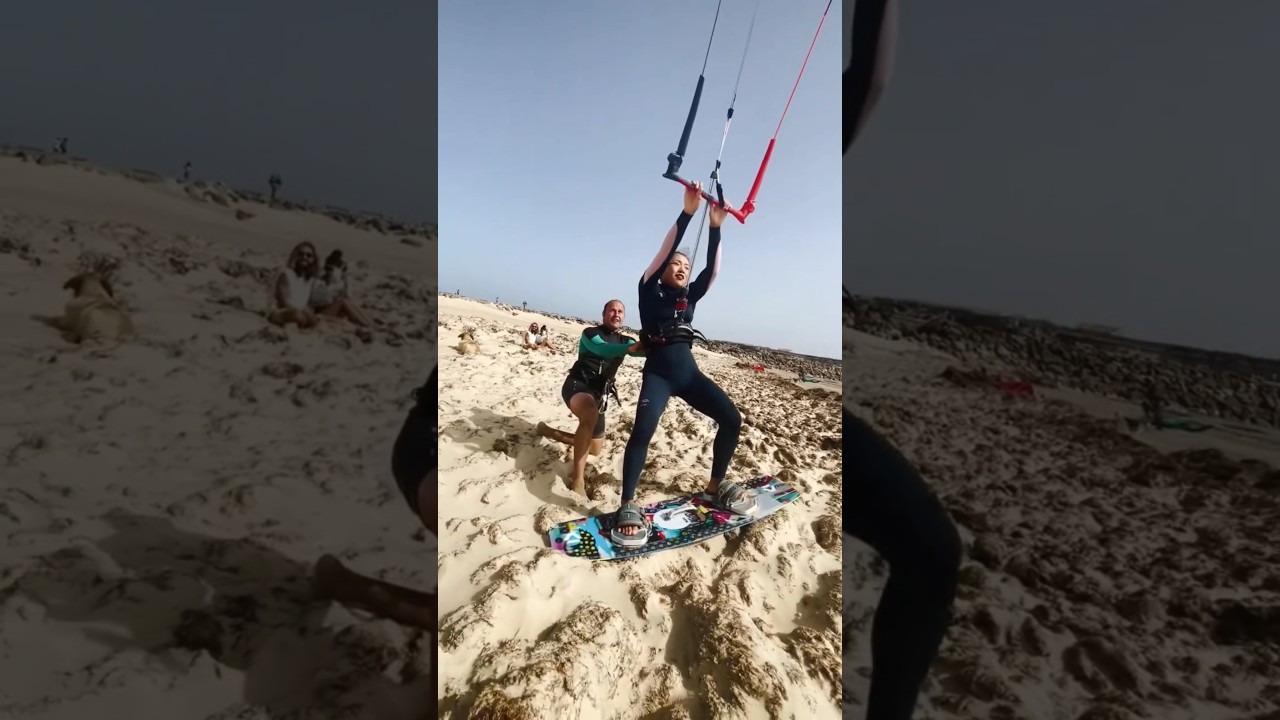 Best Way to Beach Start in 50 Knots!