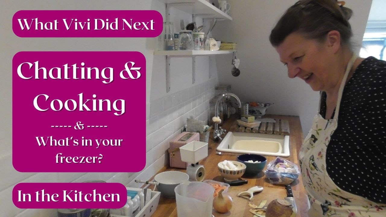 In the Kitchen: Chatting & Cooking (+ what's in your freezer?)