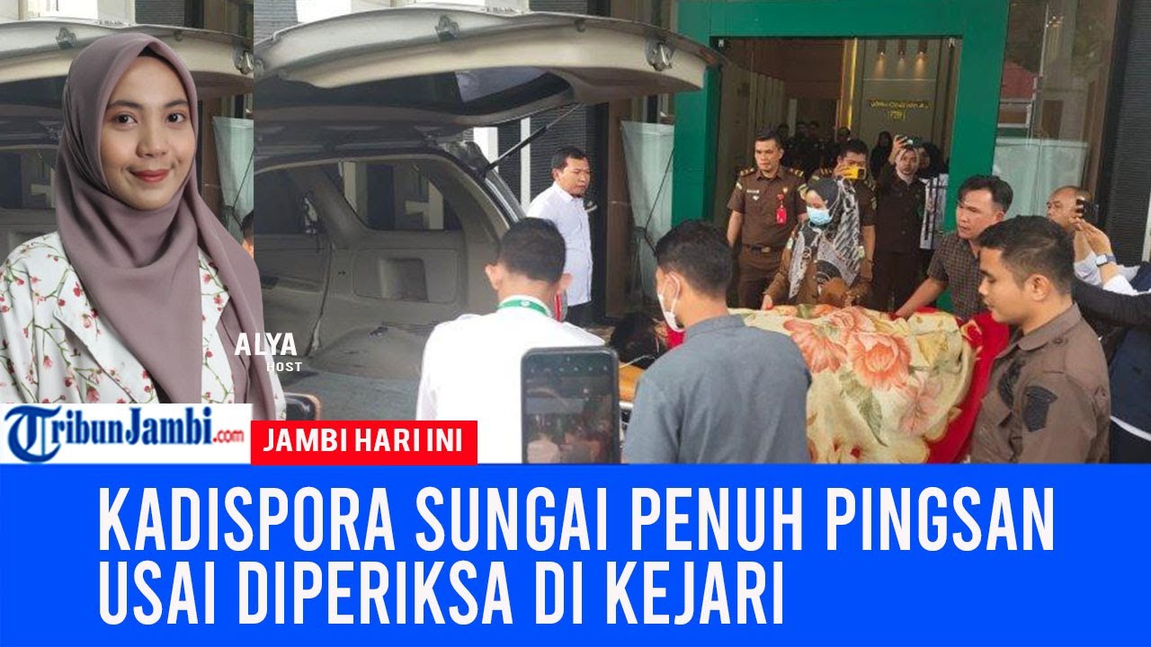 Kadispora Sungai Penuh Pingsan Usai Diperiksa di Kejari Sungai Penuh
