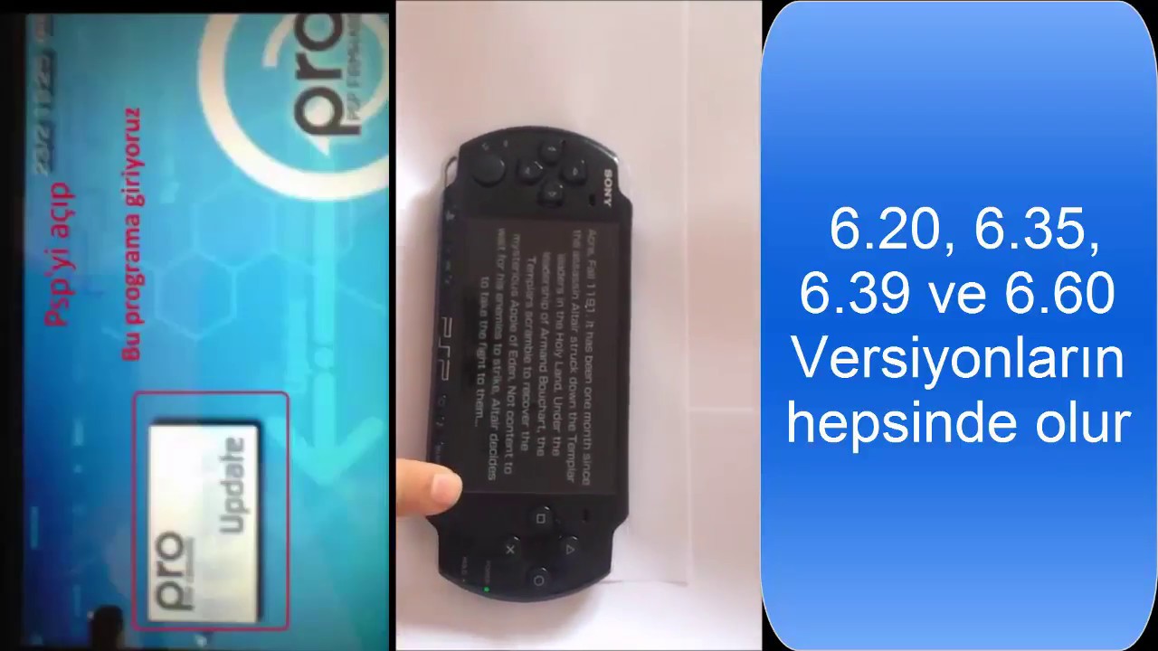 psp 6.20, 6.35, 6.39 ve 6.60 Versiyon kırma detaylı anlatım MART 2021hala çalışıyor