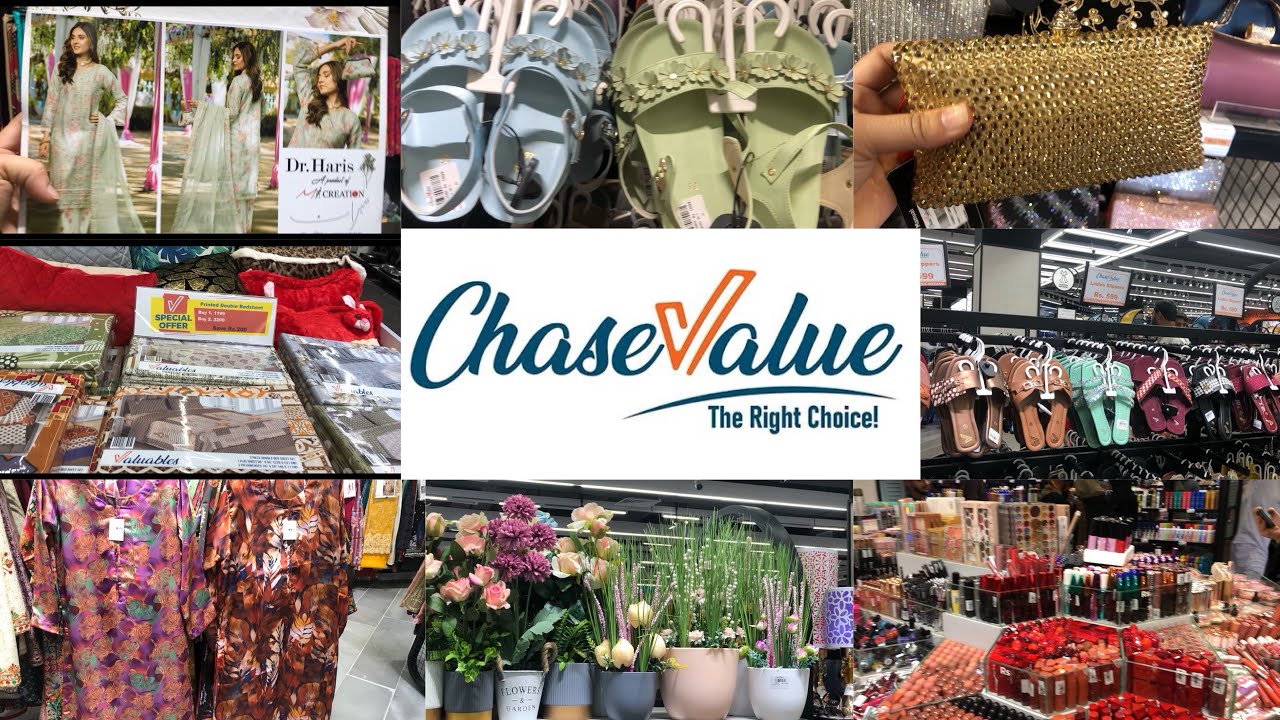 Chase Value korangi Bags,dress,makeup,jewelry,footwear crockery,home decoritems KidsShopping Karachi