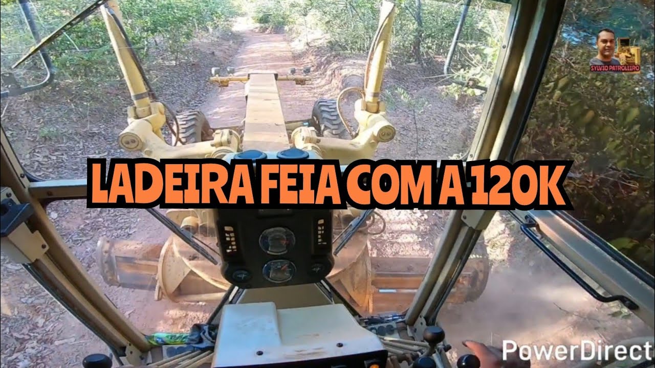 TENHO QUE LIMPAR A TRANSMISSÃO DA 120K / Motoniveladora caterpillar grader niveleuse patrola