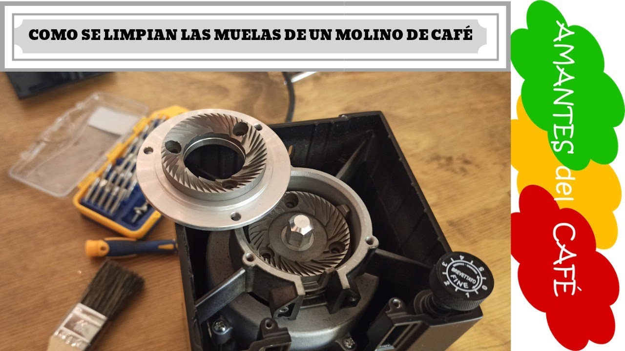 Cómo se limpian las muelas de un molino de café