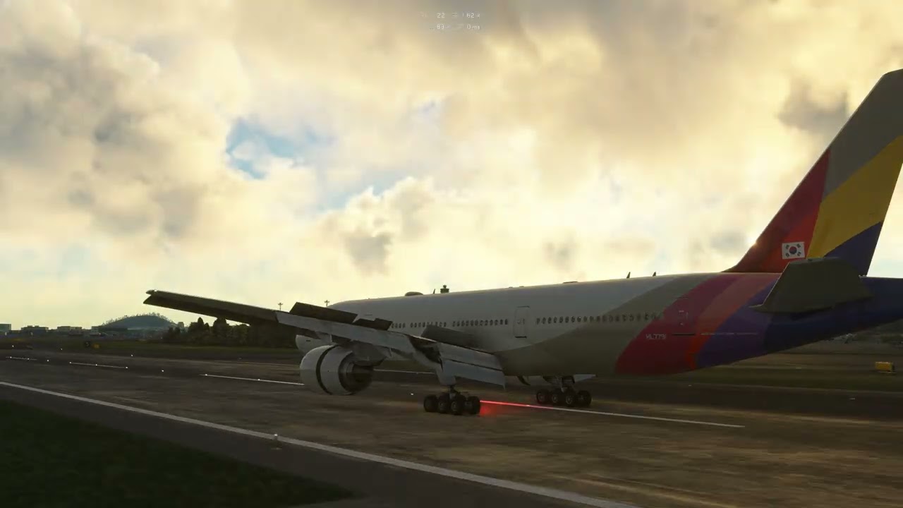 [MSFS2020] Asiana Airlines 8903 | B77E | 🇰🇷 Jeju RWY 07 APCH on VATSIM