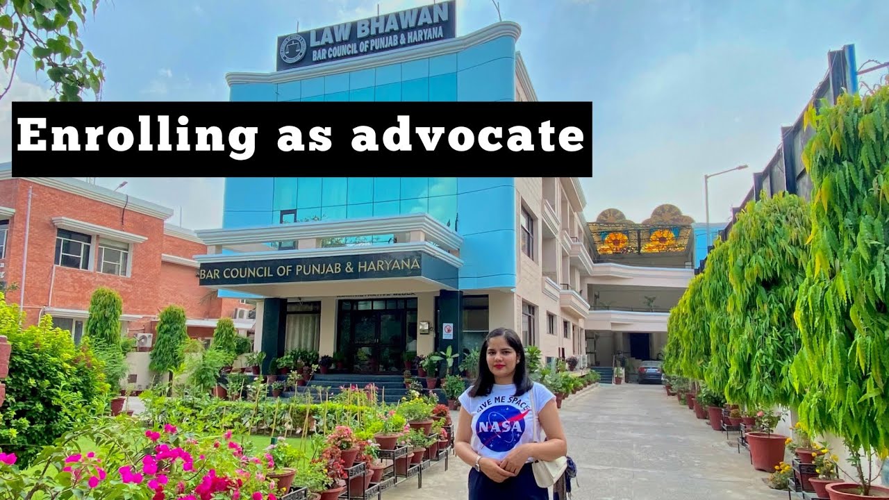 Bar Council of Punjab & Haryana| Enrolling as advocate 🥰|