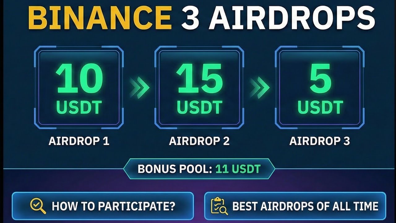 Аирдропы для новых пользователей Binance | Как присоединиться и выполнять задания? | Информационн...