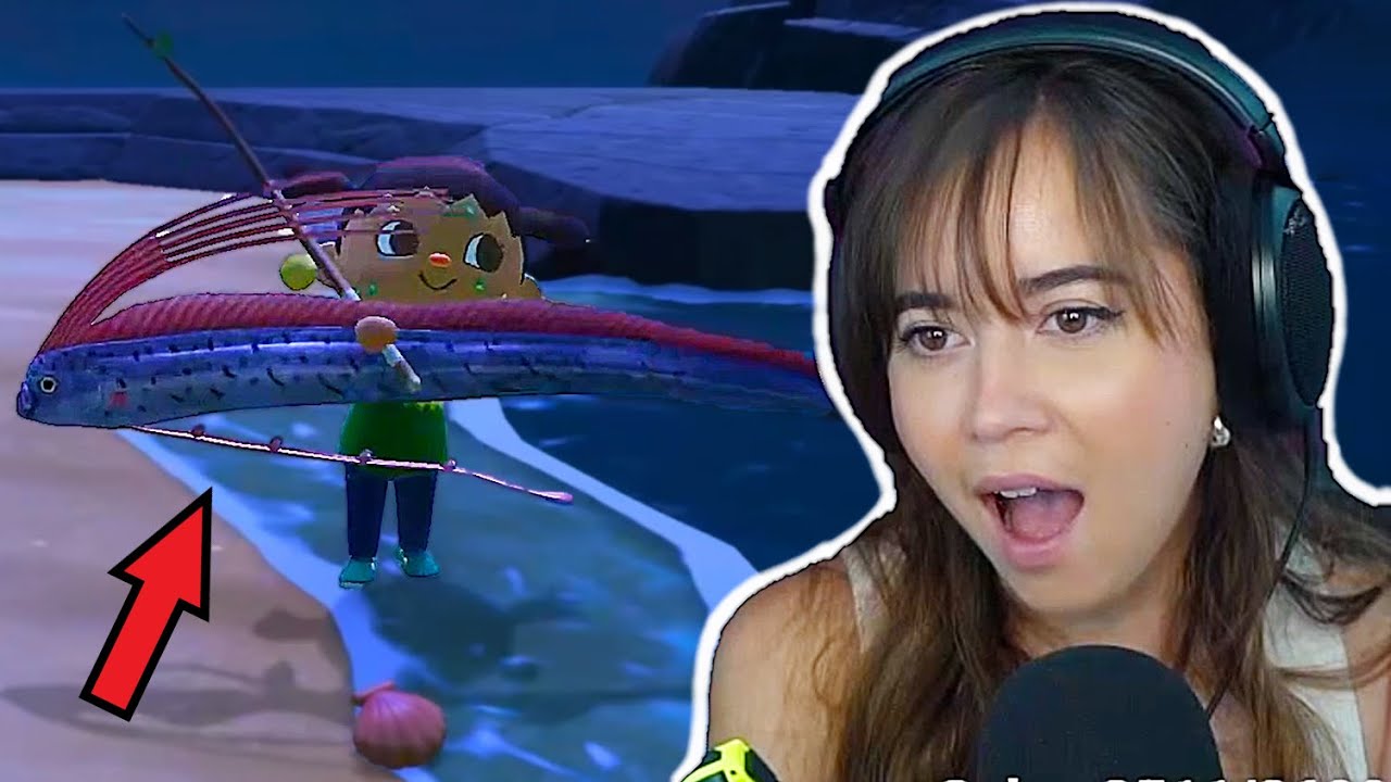 Maya gets her FIRST big catch in Animal Crossing