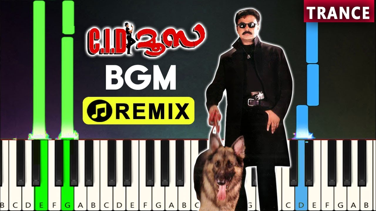 CID Moosa BGM Remix DJ Cover | Blacktunes Audio | Malayalam Best BGM | Piano Tutorial