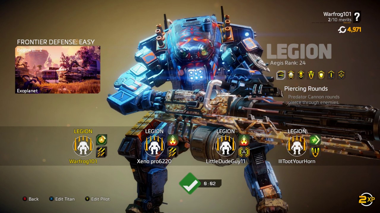 Heheheh...An ALL LEGION Approach! - Frontier Defense - Titanfall 2