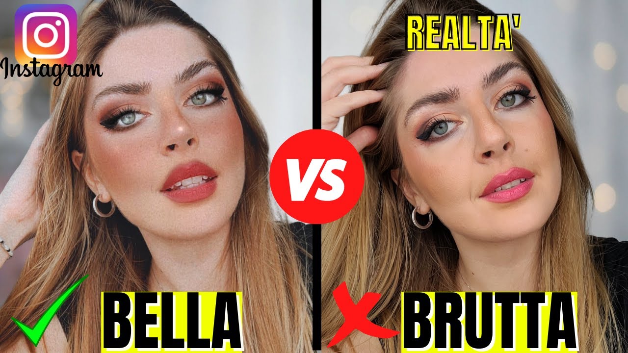 ⚠️ECCO PERCHE' SIETE BRUTTI. Provo tutti i filtri bellezza INSTAGRAM. Social media is FAKE!!