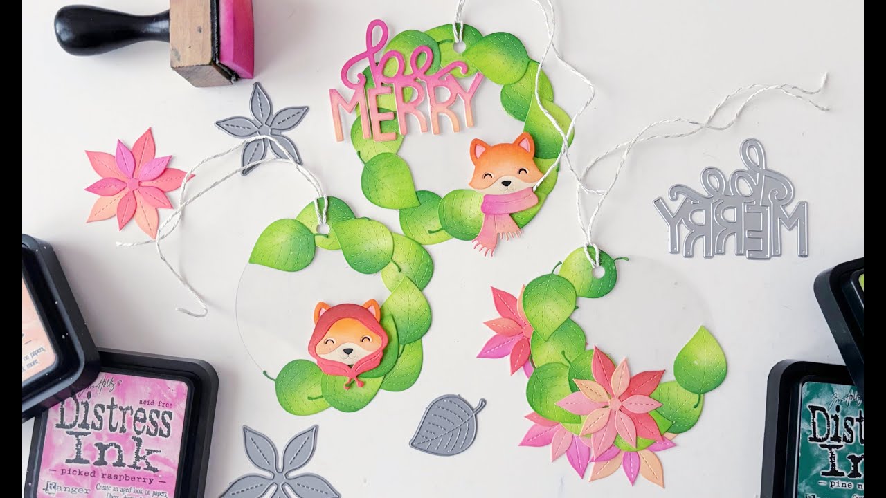 Lawn Fawn Foxy Holiday Tags