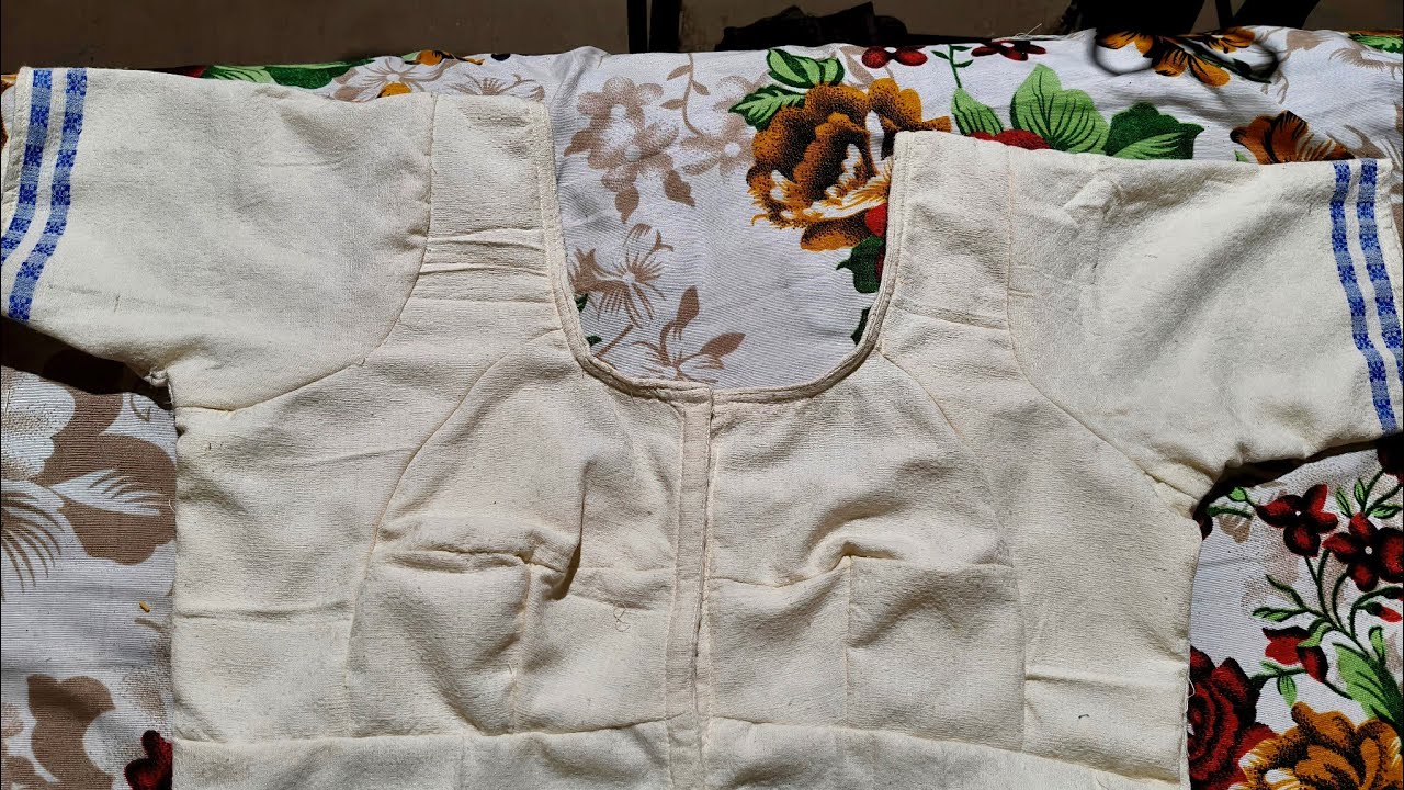 36 size simple blouse stitching 🤗||@TinaaBoro 