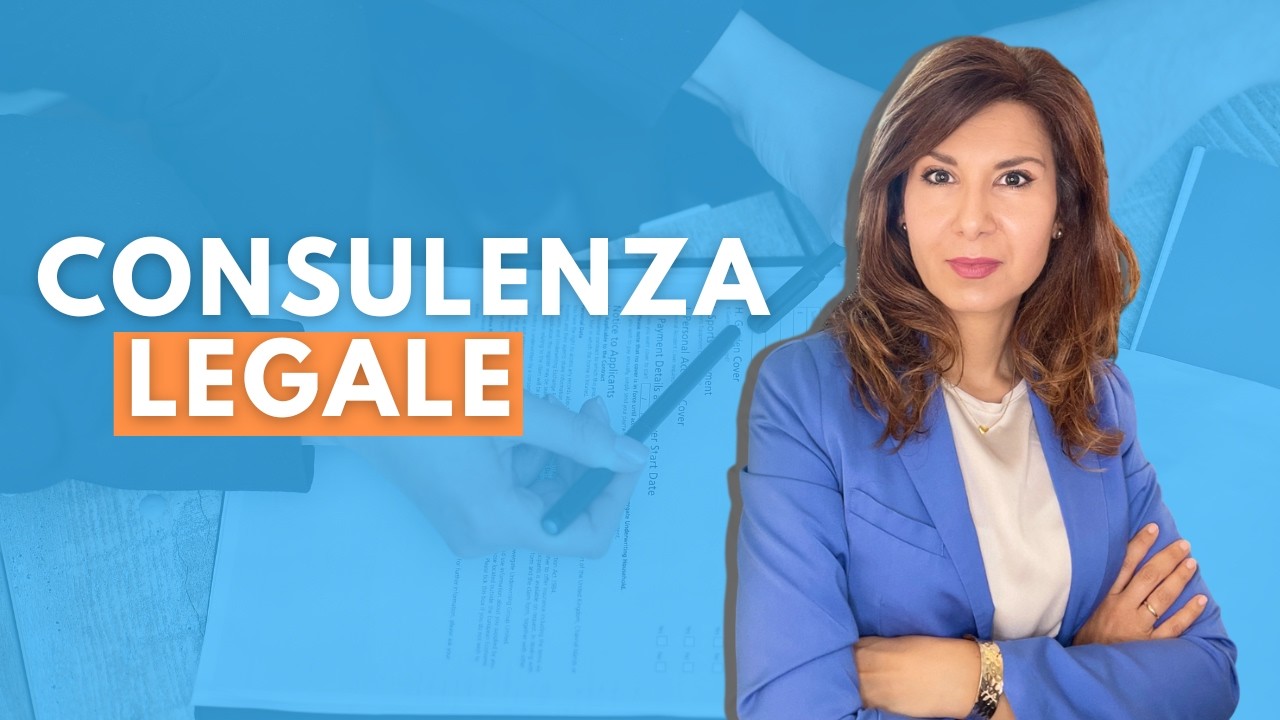ECCO PERCH&Egrave; TI SERVE UNA CONSULENZA LEGALE!