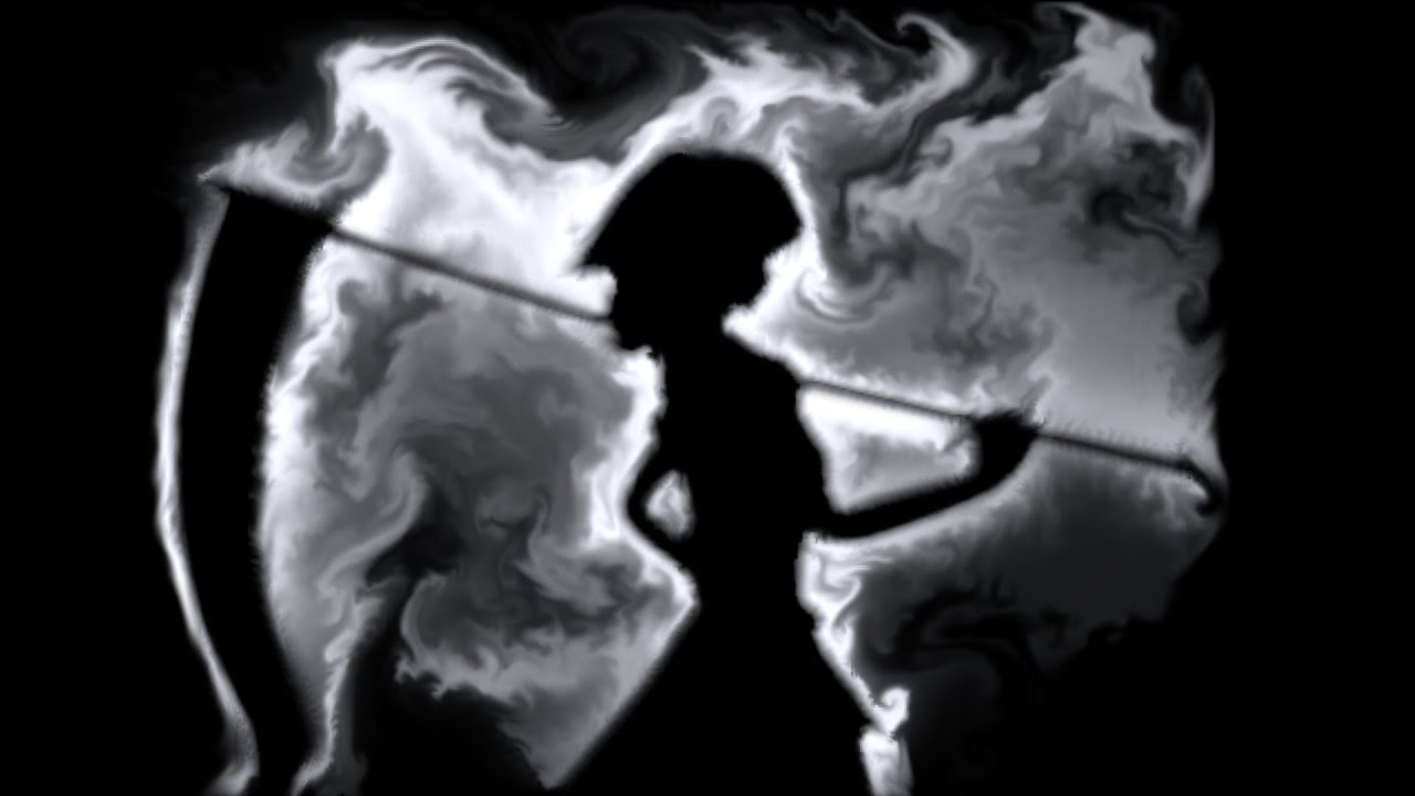 Bad Apple!! but it's a smoke simulation