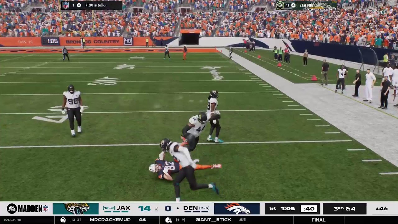 Jags WK16 YR1 vs Broncos