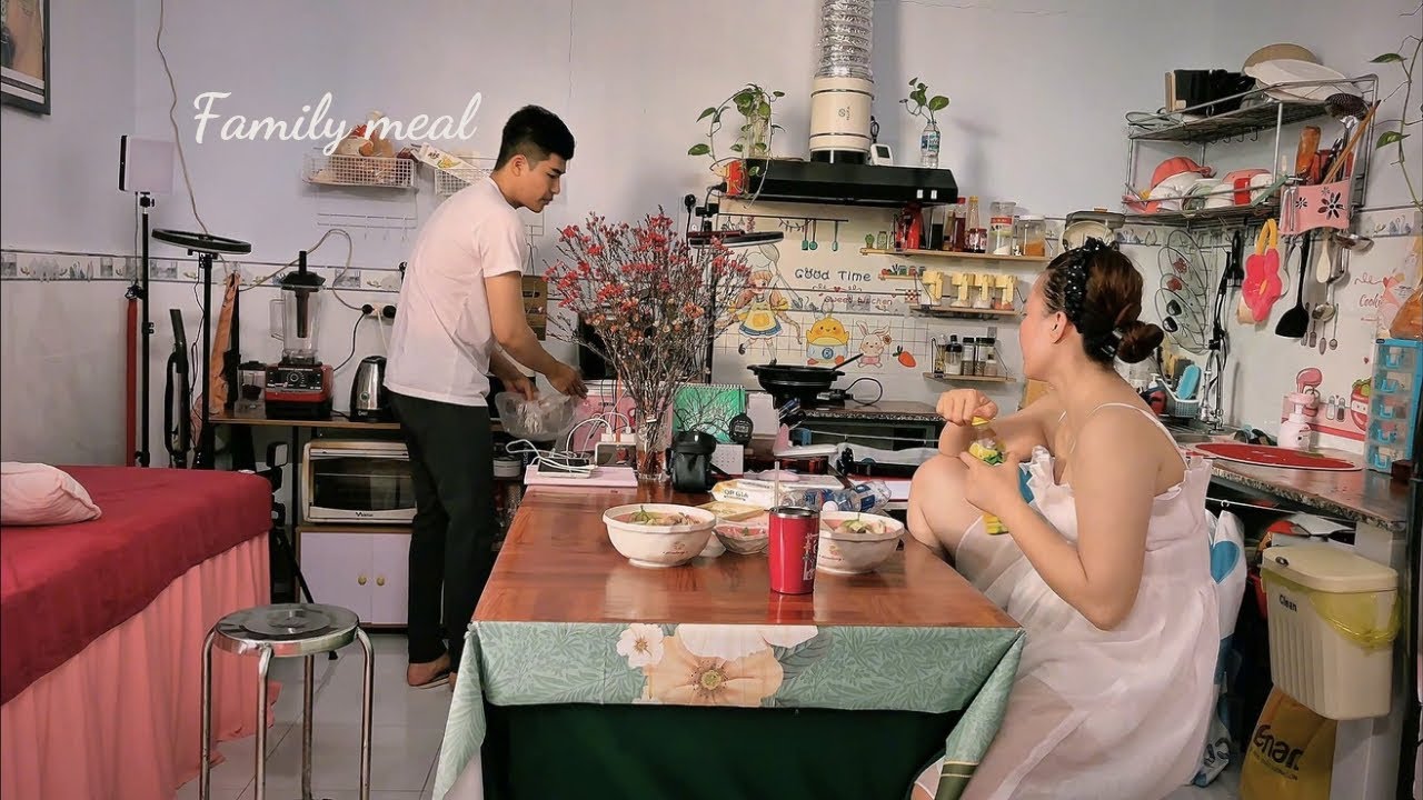 #10 Daily vlog | Bữa cơm gia đình tôi | family meal