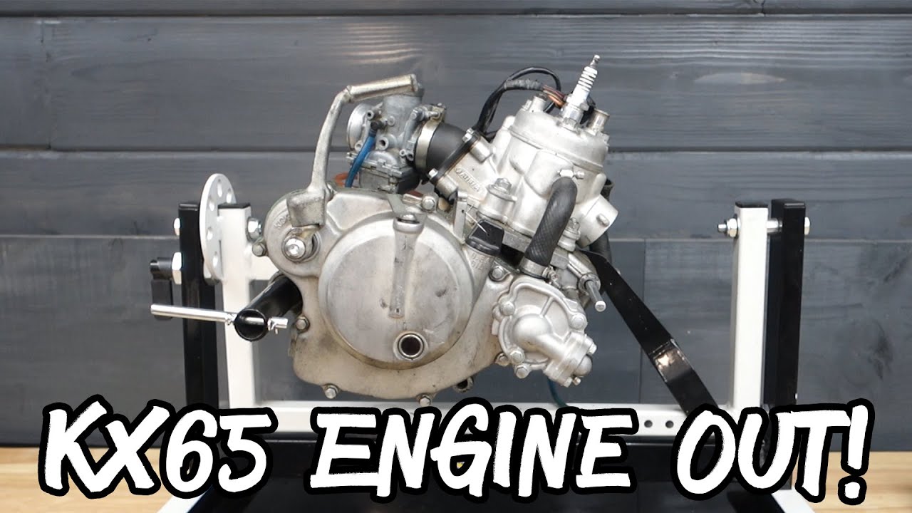 Kawasaki KX65 Engine Removal