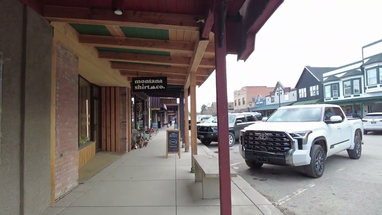Downtown Whitefish (4K) - Flathead County, Montana