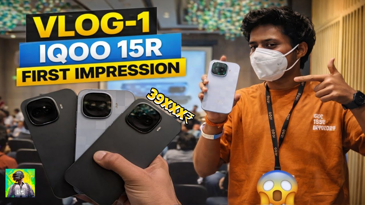 VLOG-1 is finally here! 🚀Here’s my honest First Impression of the iQOO 15R 🔥