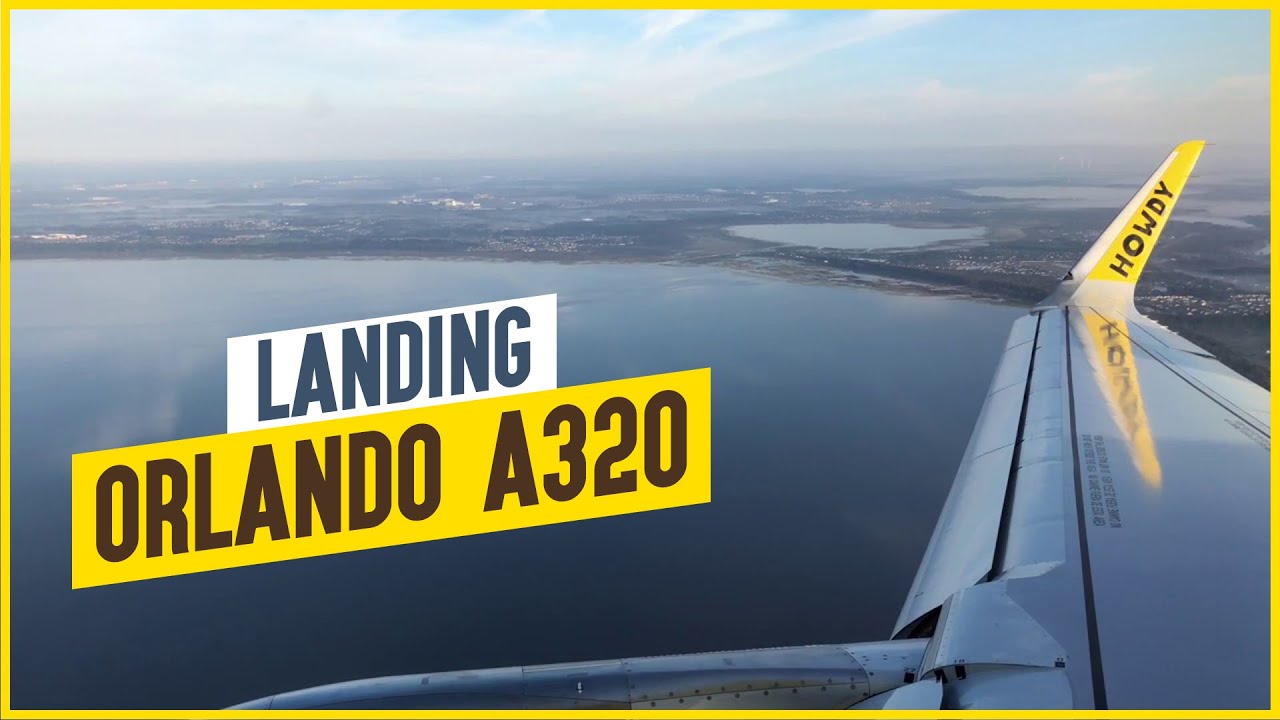 Landing At Orlando International Airport (MCO) | Spirit Airlines (4K) (60FPS)