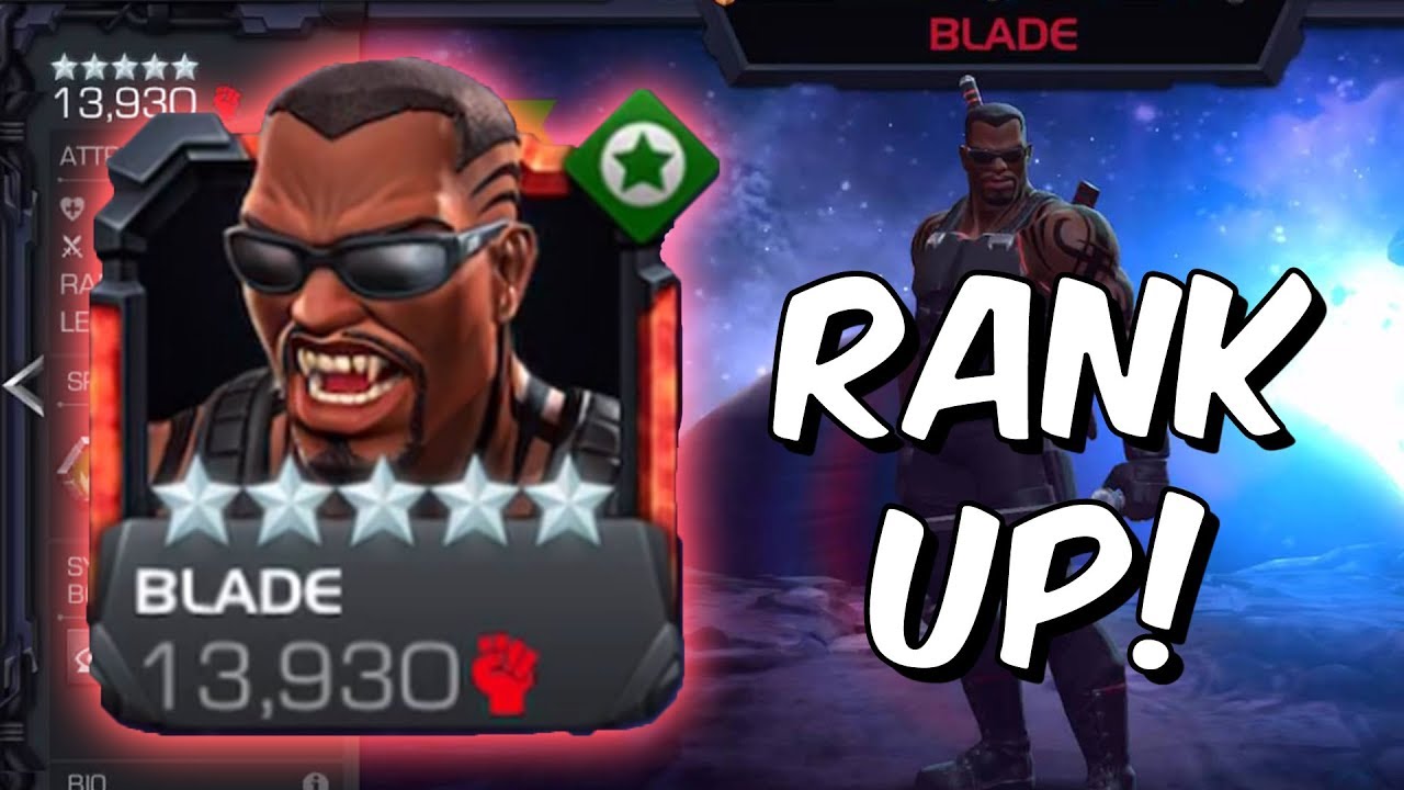 5 Star Blade Rank 5 Rank Up & Gameplay! - Marvel Contest Of Champions