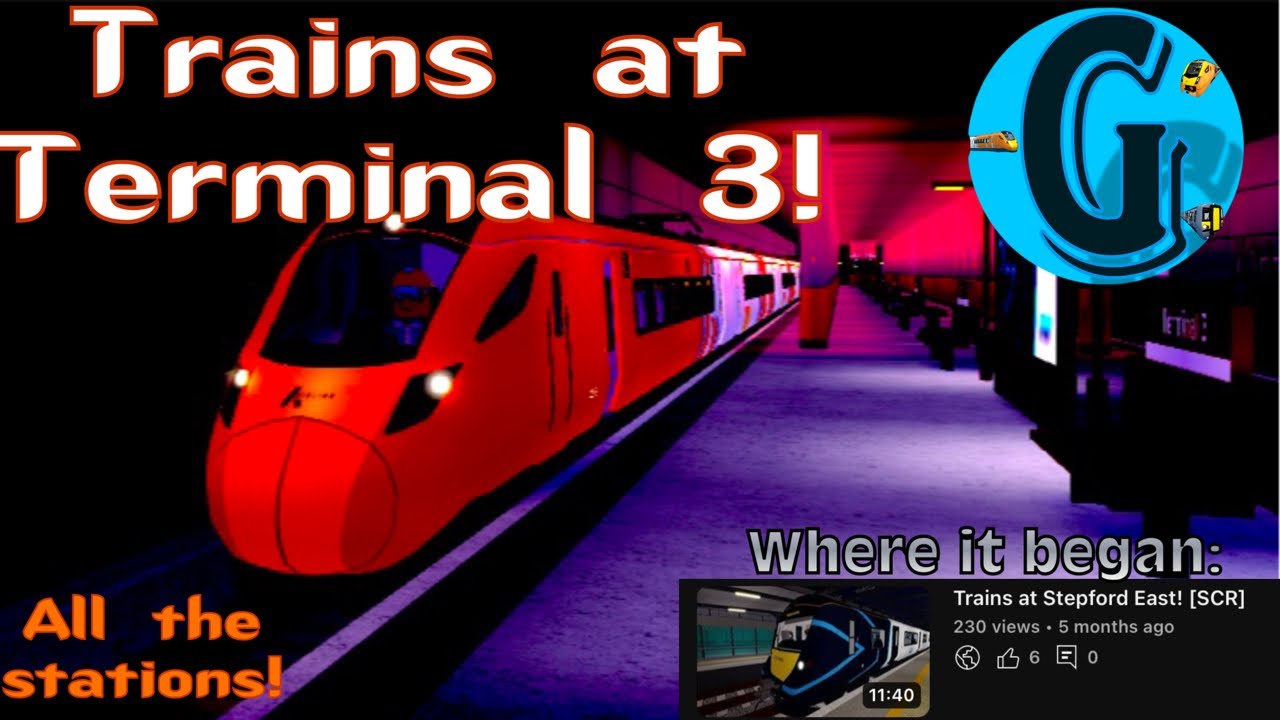 Trains at Terminal 3! [SCR]
