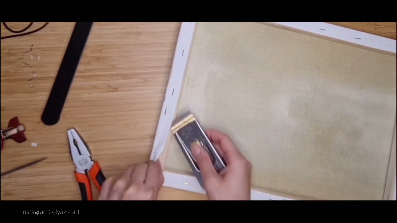 Using IKEA frame for Oil Painting