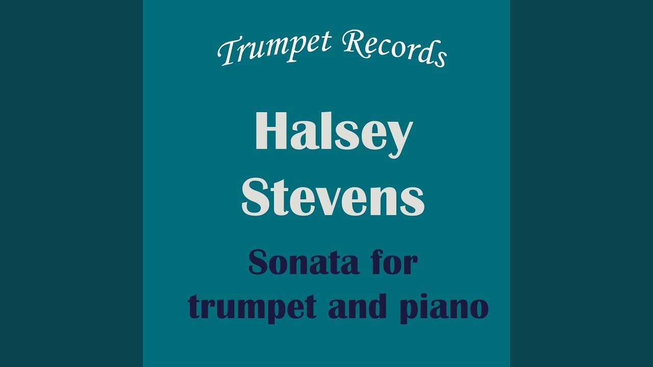 Halsey Stevens: Sonata for trumpet and piano: II. Adagio tenero: Accompaniment, Play-along,...