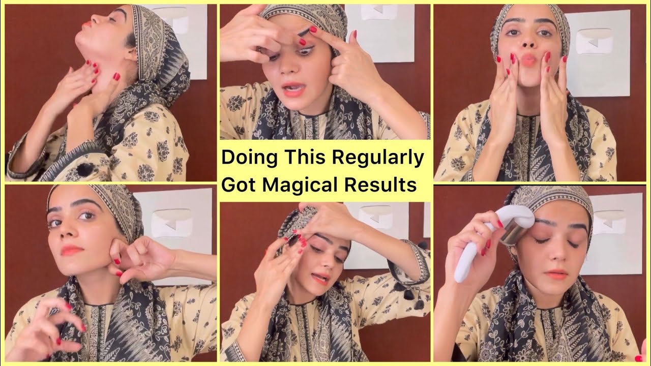 Skin Glow | Laugh Lines | Eye Line | Double Chin | Neck Lines Best  Exercises  | Dietitian Aqsa