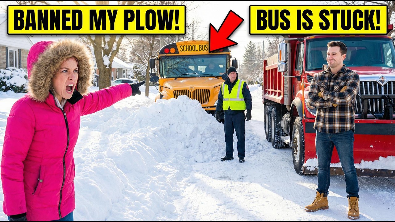 HOA Banned My Snowplow I Stopped Plowing Their School Bus Couldn’t Get Through?