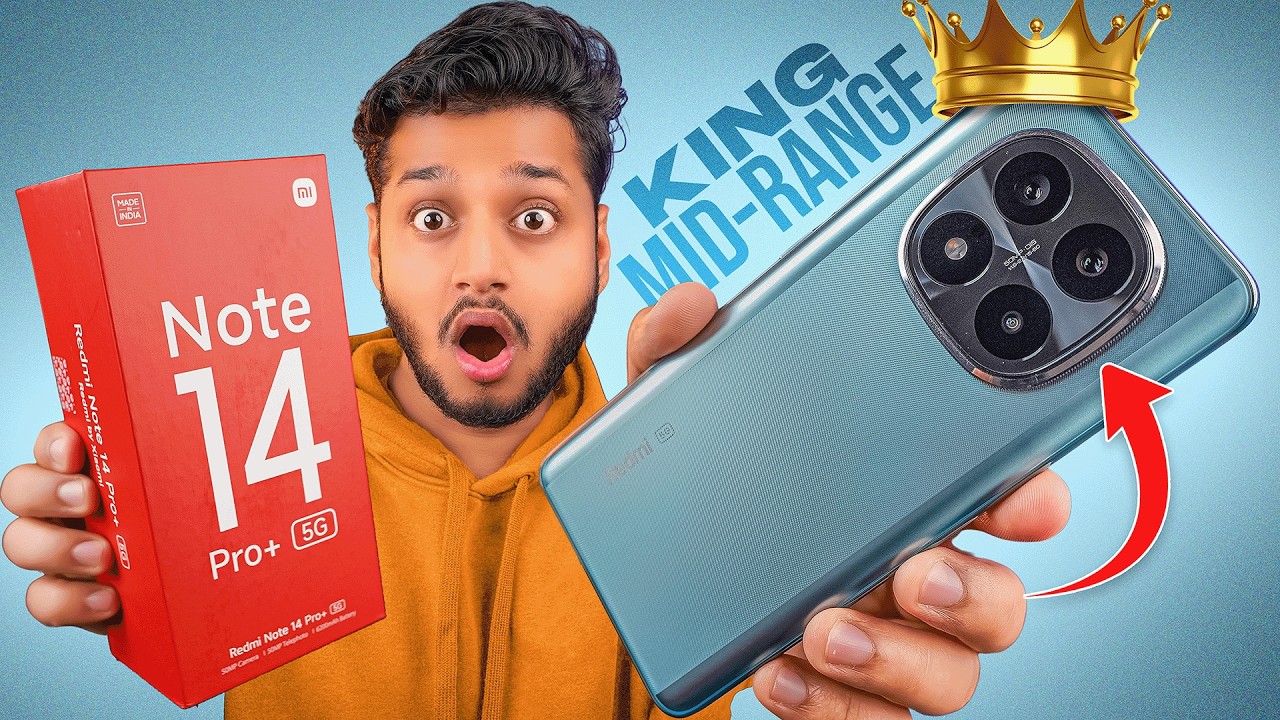 Redmi NOTE 14 Pro Plus UNBOXING - 6200mAh, 1.5K AMOLED DISPLAY