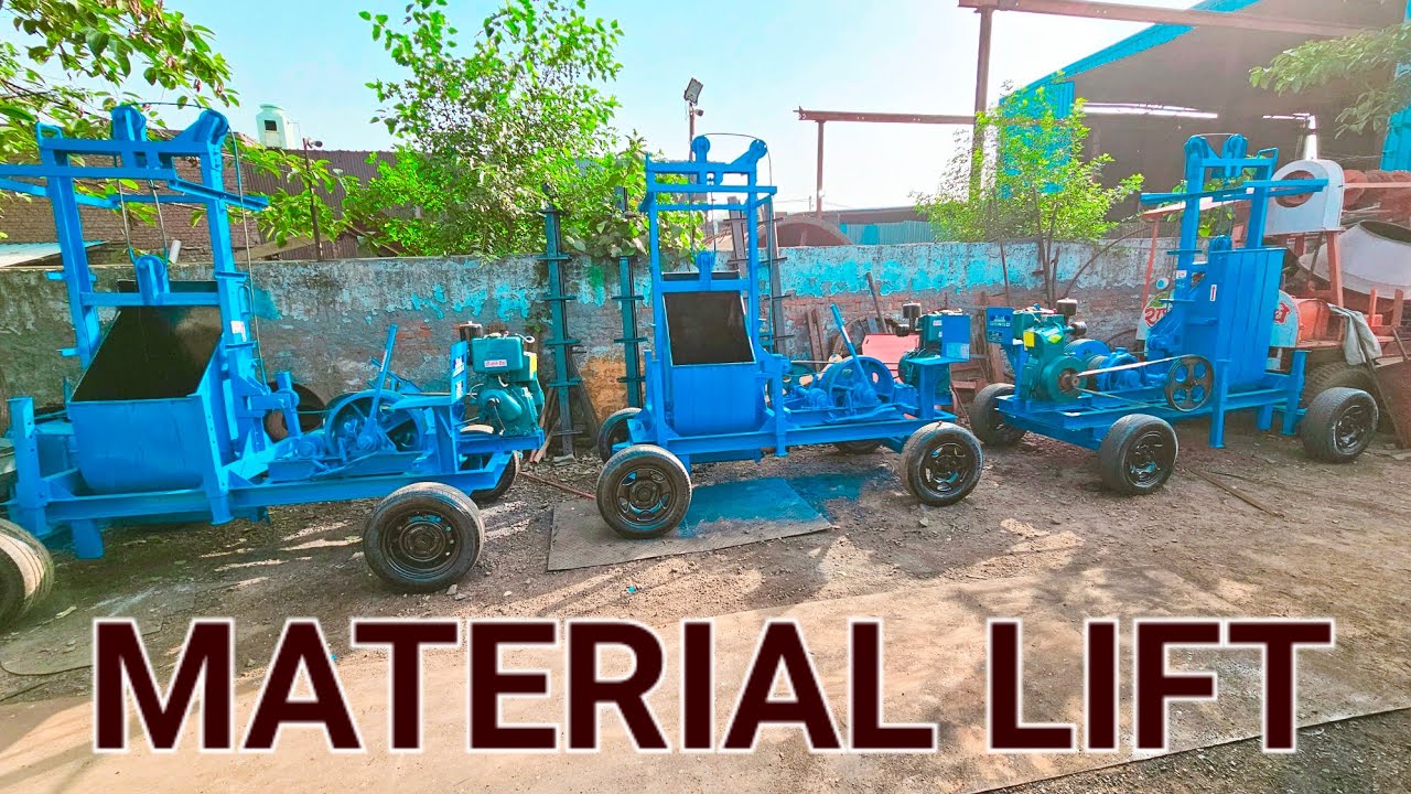 2 in 1 Material Lift Machine, Construction Material Lift, Construction lift, #constructionlift