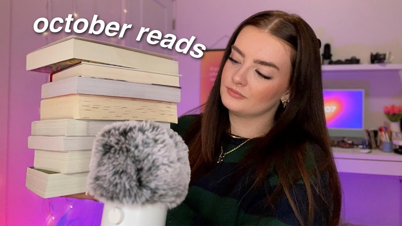 ASMR the 12 books i read in october 🦊 new favs & major flops