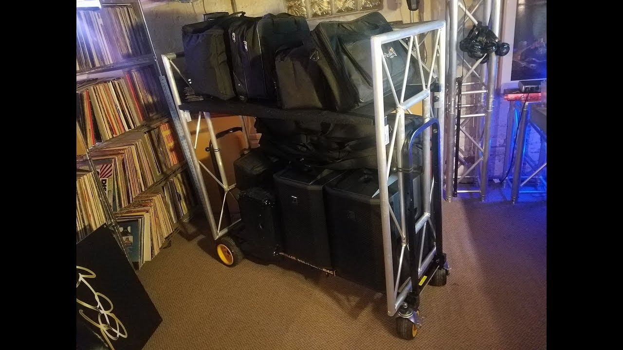 Easy DJ Load In-Out Ideas - ADJ Pro Event Table & Rock N Roller Cart